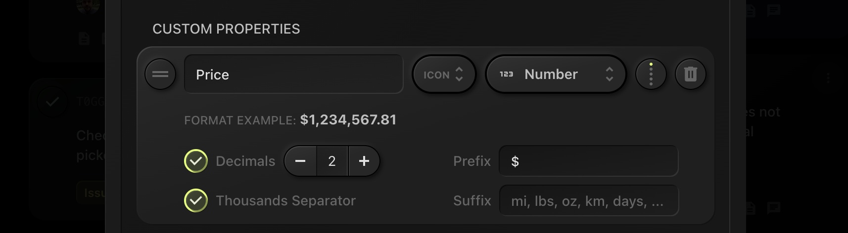 Enhanced Number Formatting