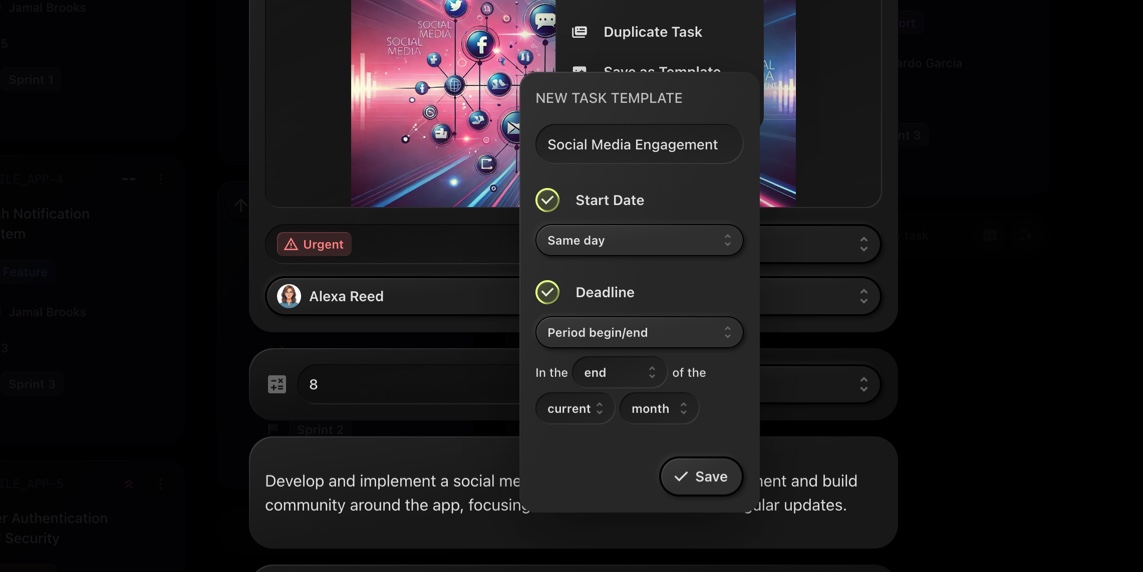 Task Templates: Save, Automate & Reuse