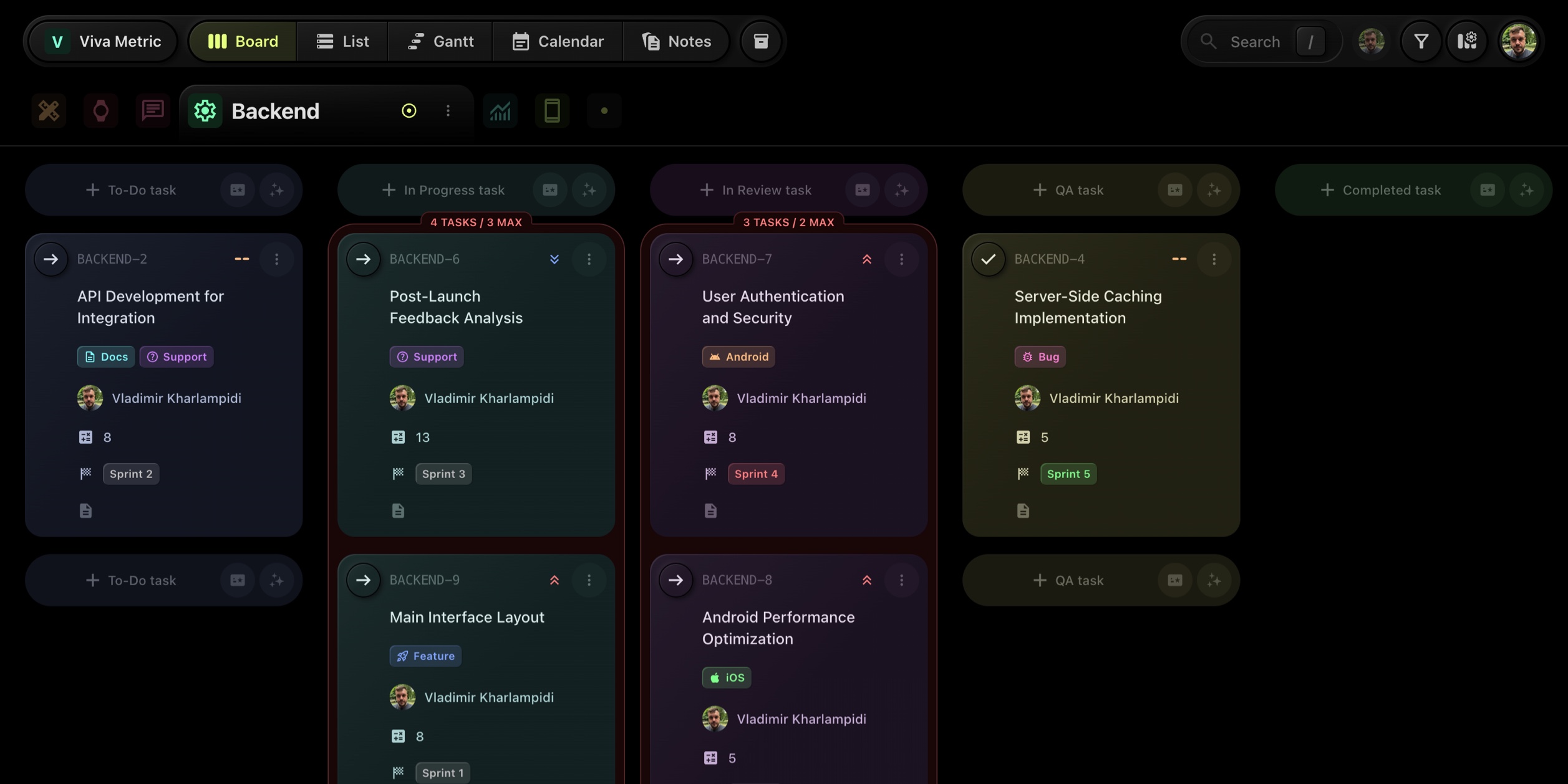 Set WIP Limits for Any Status